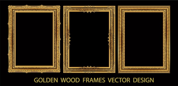Decorative vintage frames and borders