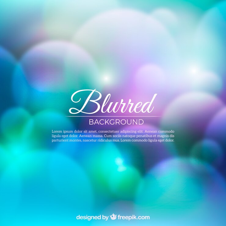 무료 Vector bokeh 효과 defocused 배경