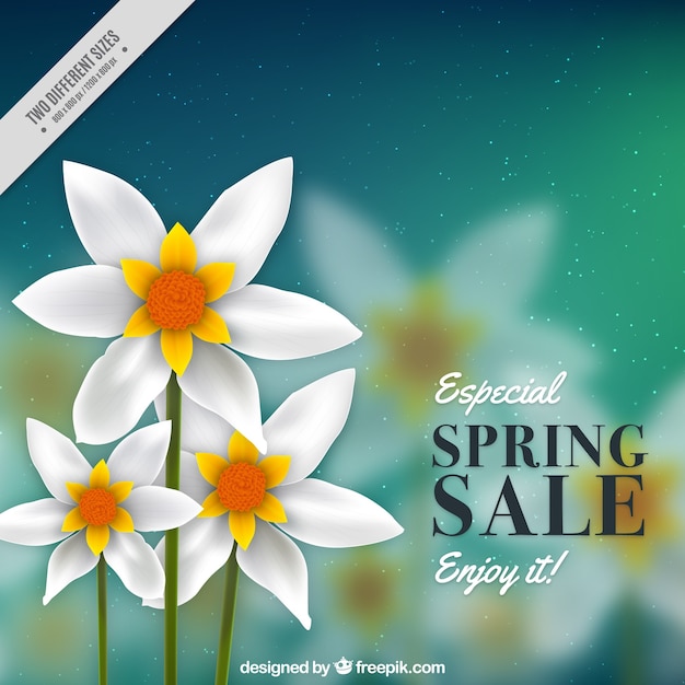 Defocused discount flower background