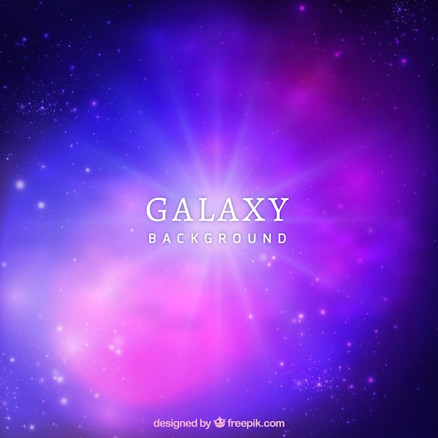 Defocused galaxy background