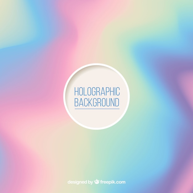 Defocused holographic background