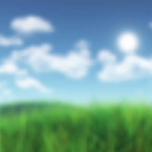 Free vector defocussed sunny landscape background