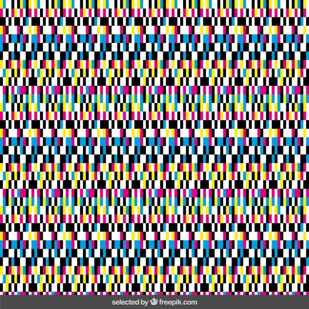 Deformed pixel sfondo colorato