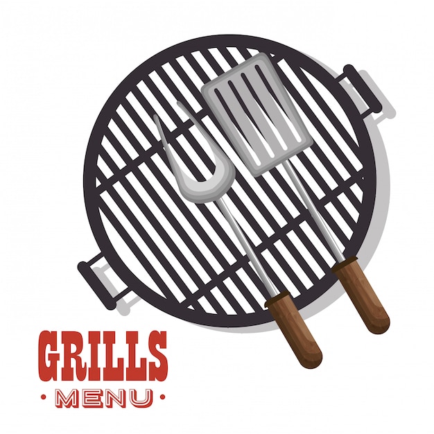 Free vector delicious barbecue food icon