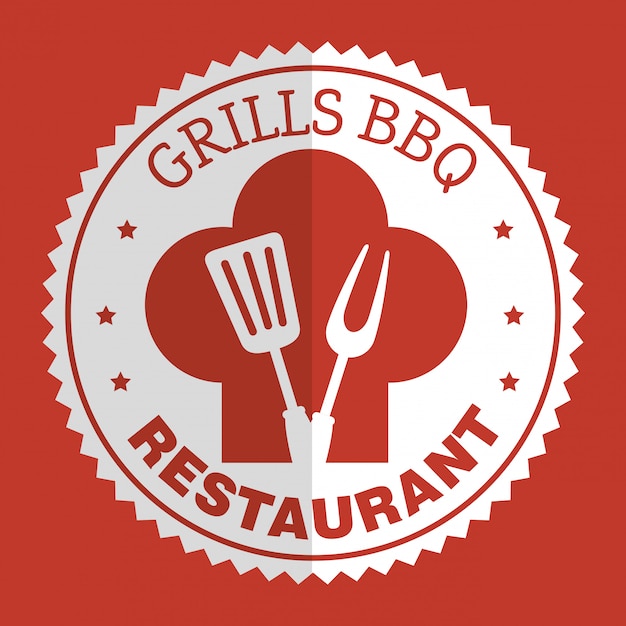 Free vector delicious barbecue food icon