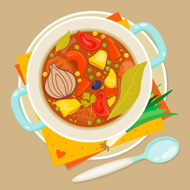 Вкусная концепция комфортной еды