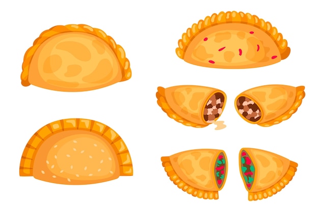 Delicious empanada collection