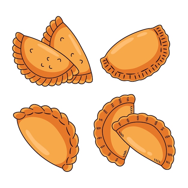 Delicious empanada collection