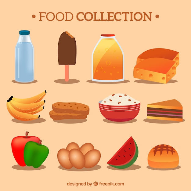 Delicious food collection