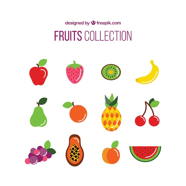 Delicious fruit collection