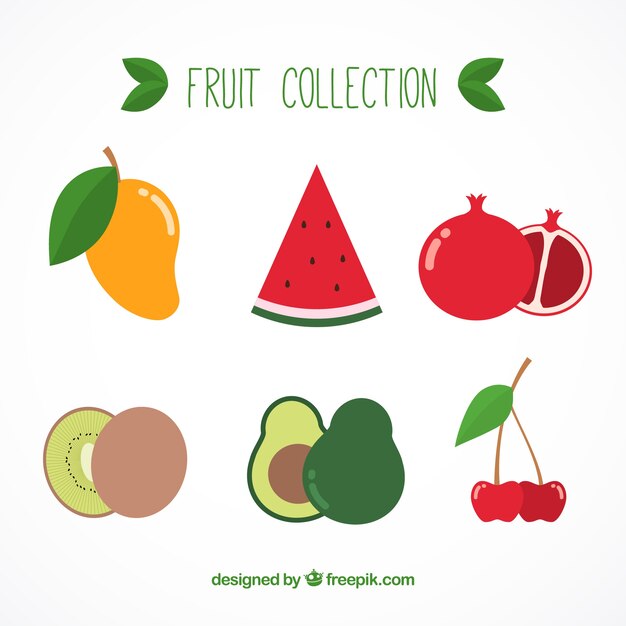 Delicious fruit collection