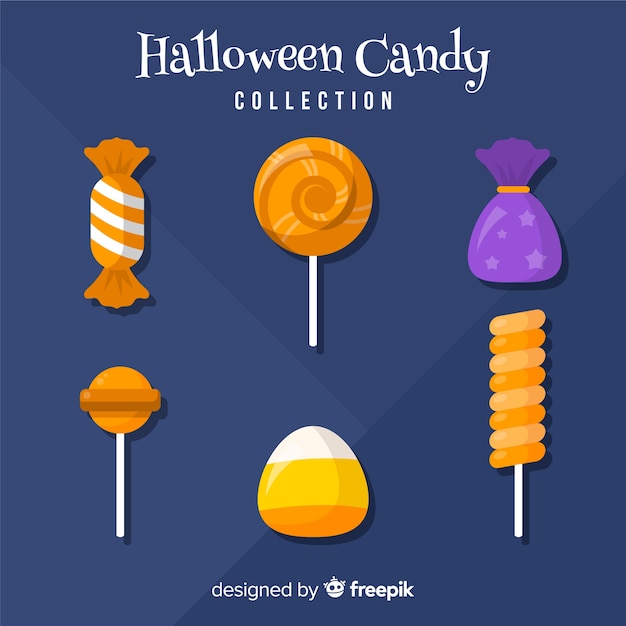 Вкусная коллекция конфет Хэллоуина