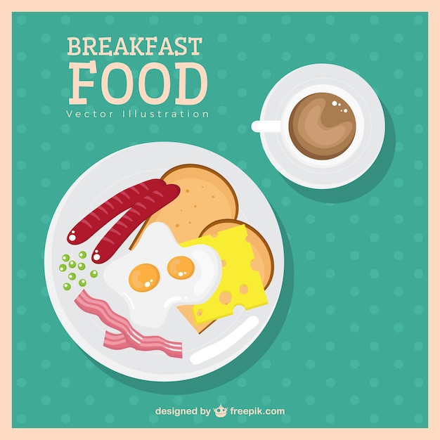 おいしいと栄養価の高い朝食