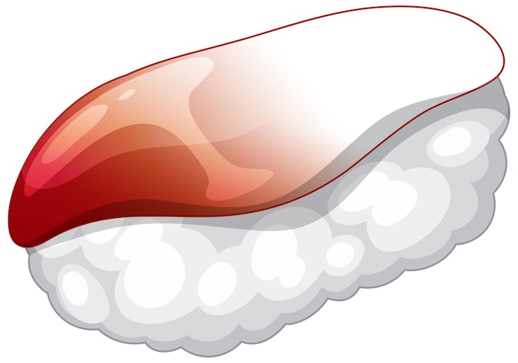 無料Vector 美味しいスーシ・ニギリ イラスト