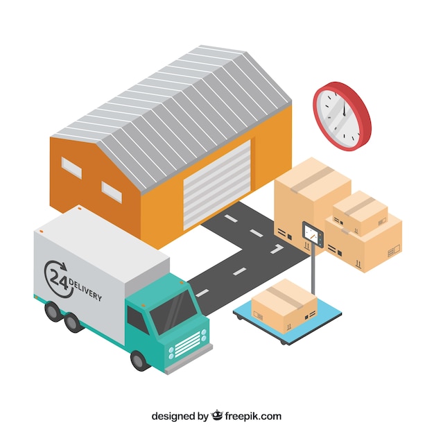 Delivery concept with storehouse