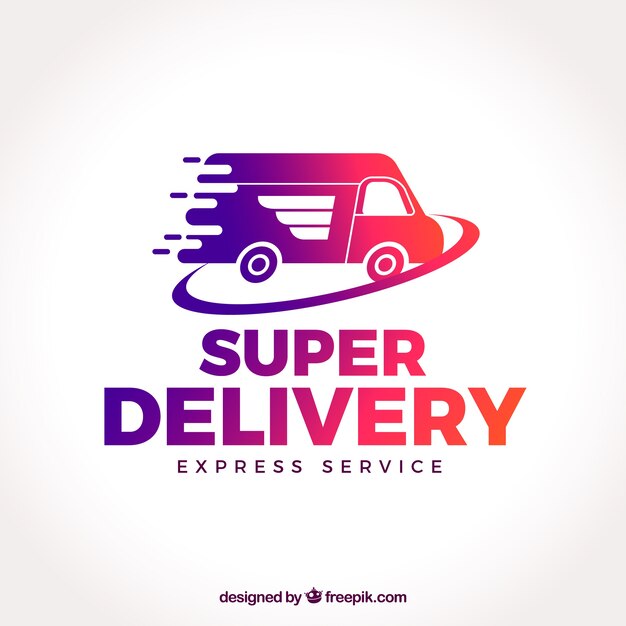 Download Free Home Delivery Logo White Background PSD - Free PSD Mockup Templates