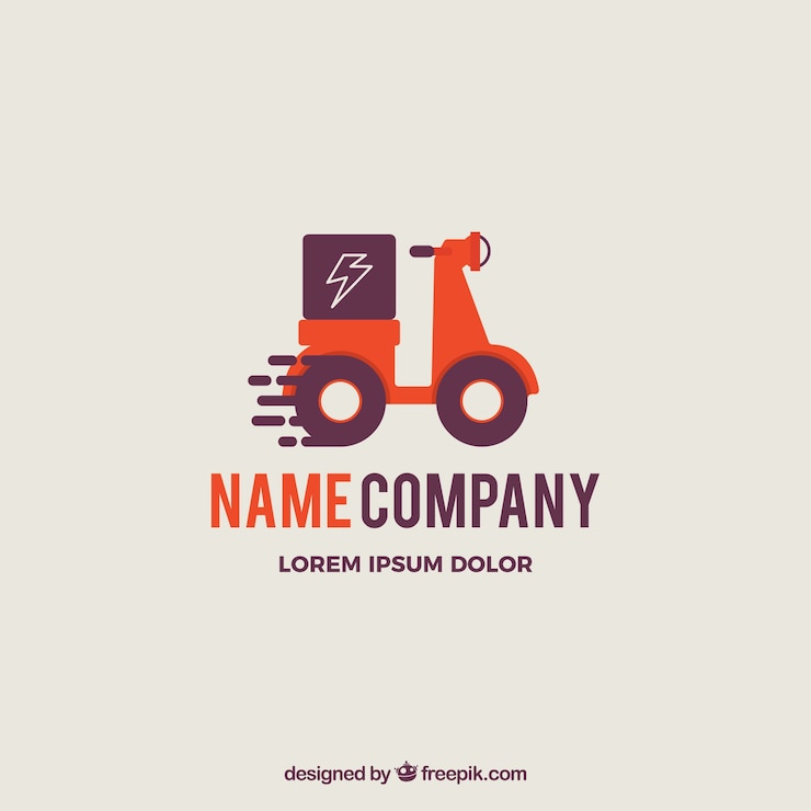 Free Vector delivery logo template