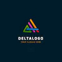 Free vector delta business logo design