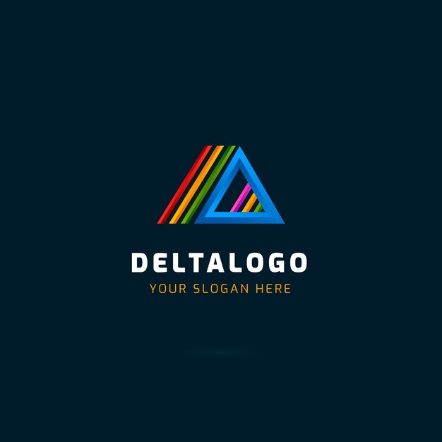 デルタビジネスのロゴデザイン