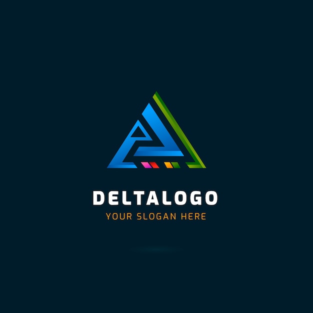 Design del logo aziendale Delta