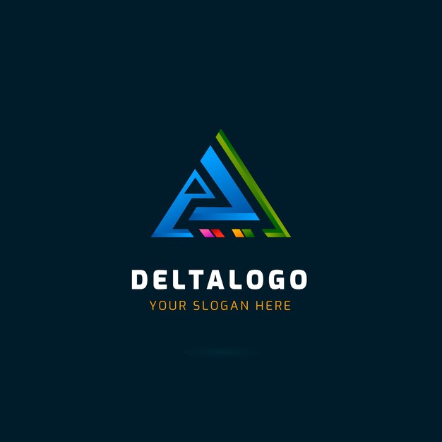Дизайн логотипа компании Delta
