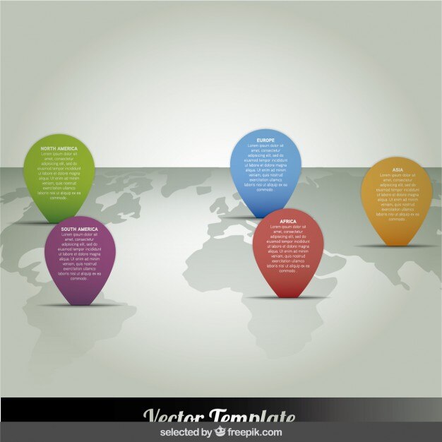 Free Vector demographic infographic
