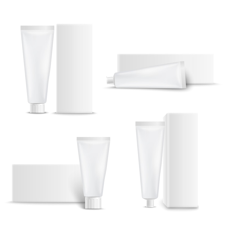 Free Vector dental care packages set