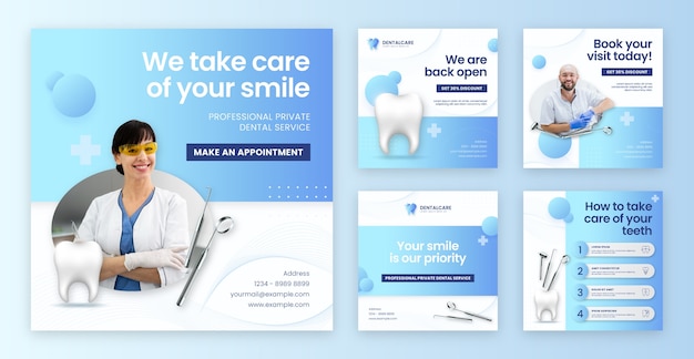 Dental clinic template design