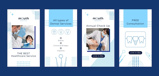 Dental clinic template design