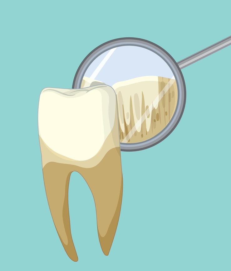 Free Vector dental health and hygiene illustration