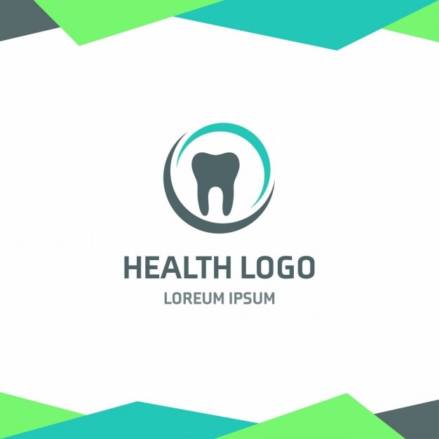 Vettore gratuito dentista salute logo