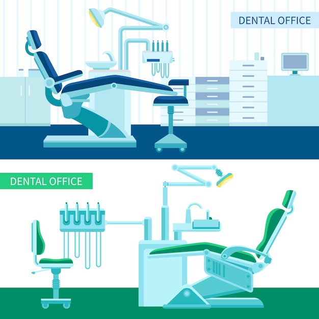 Dental room banner set