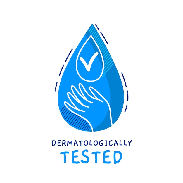 Dermatologically tested design