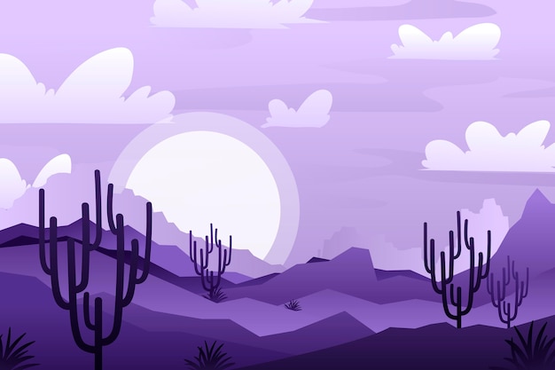 Free vector desert background video conferencing