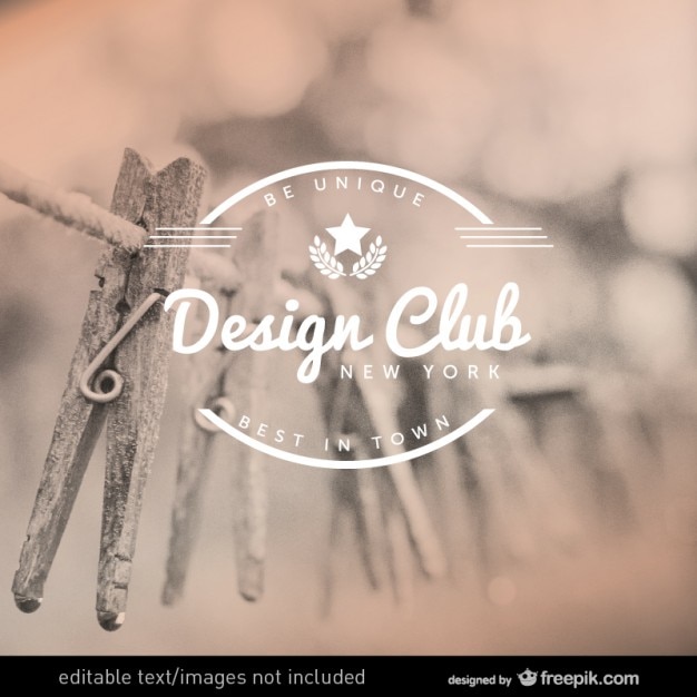 Design club label design