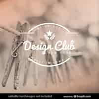 Free vector design club label design