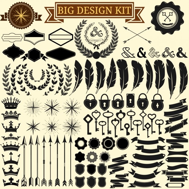 Free Vector design elements collection