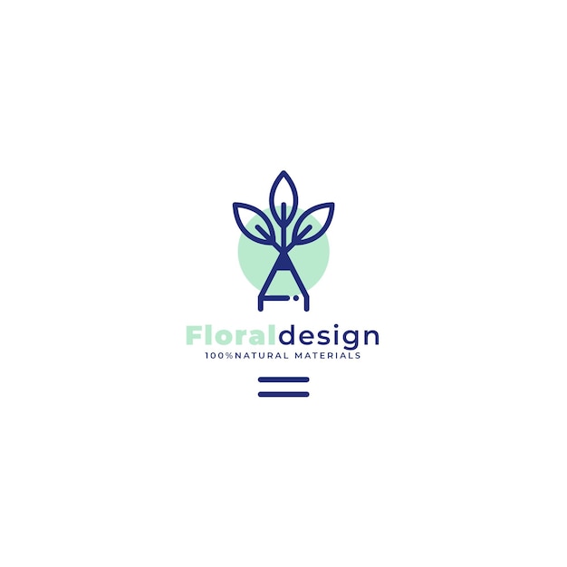 Free vector design logo editorial template