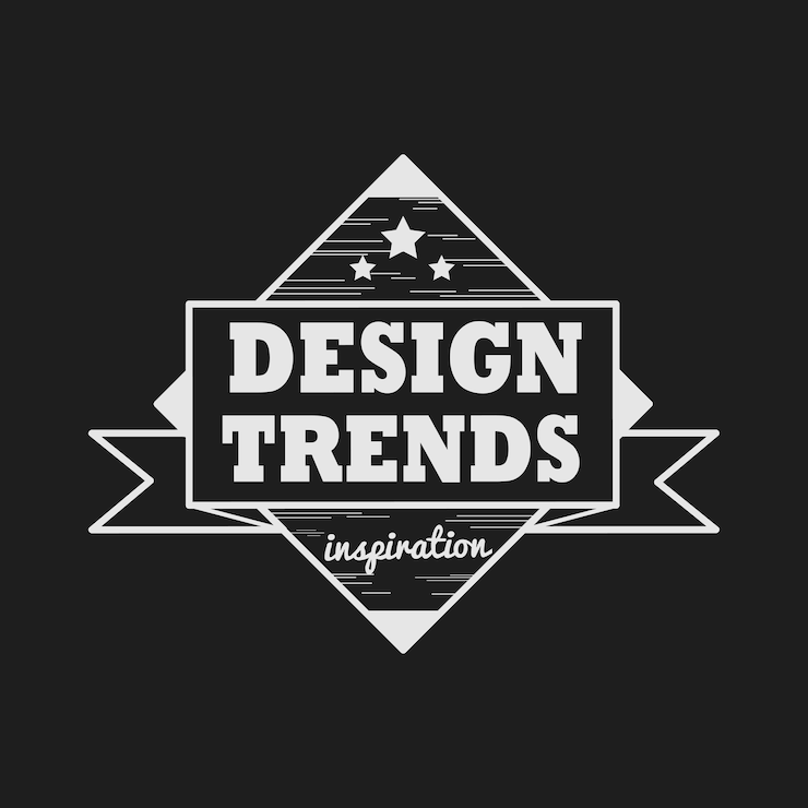 मुफ़्त वेक्टर design trends badge logo vector
