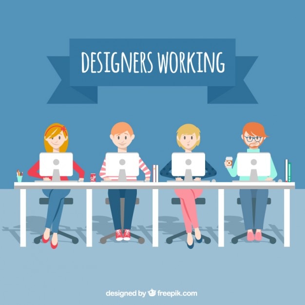 Designers working