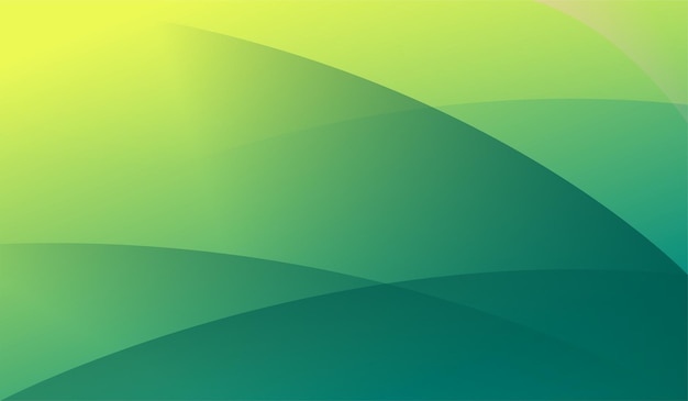 Free vector designs gradient green modern background