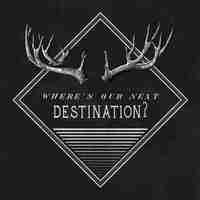 Free vector destination travel logo design vector