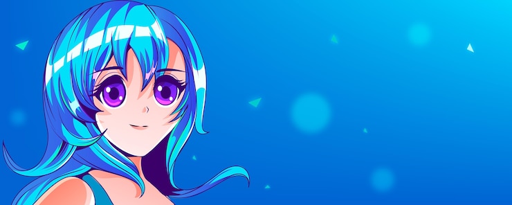 無料Vector 詳細なアニメバナーテンプレート