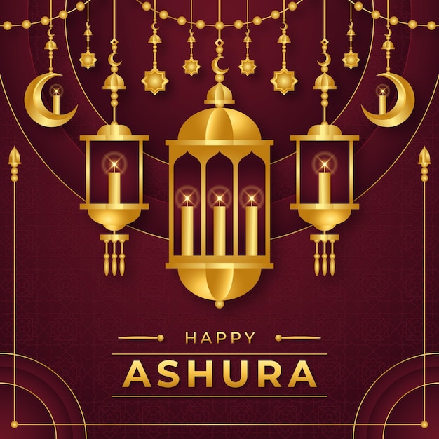 Free vector detailed ashura illustration