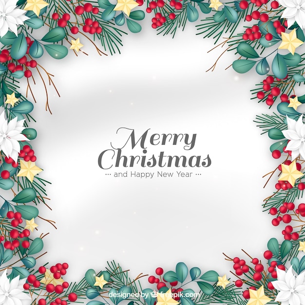 Detailed christmas background