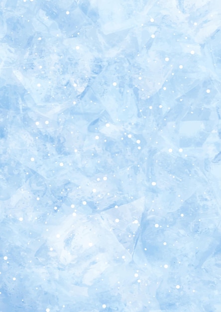 Бесплатное векторное изображение Детальный рождественский зимний ледяной фон текстуры