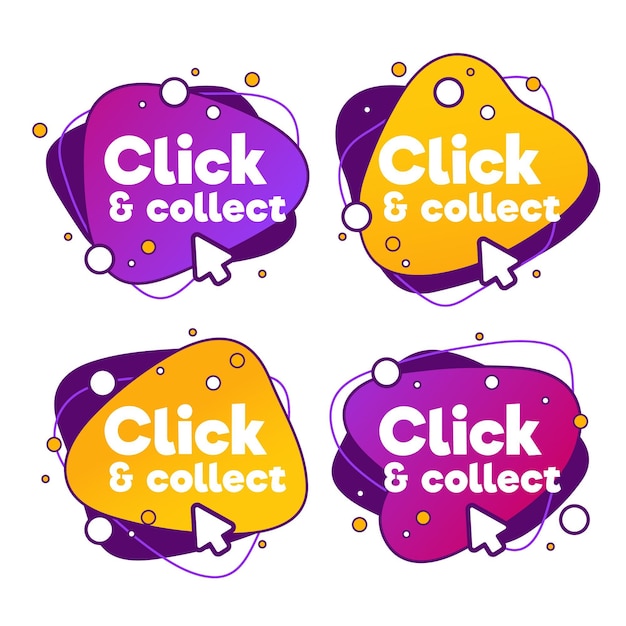 Detailed click and collect sign