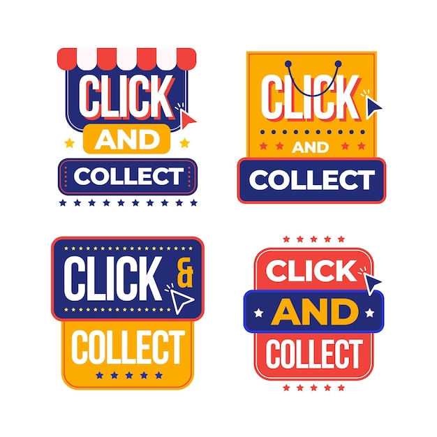 Detailed click and collect sign