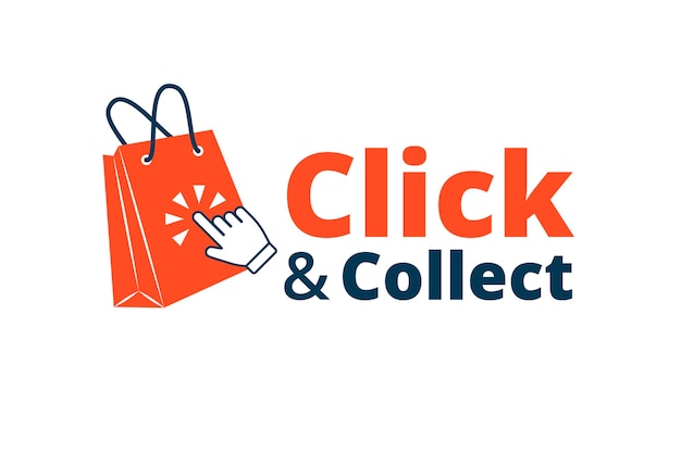 Detailed click and collect sign