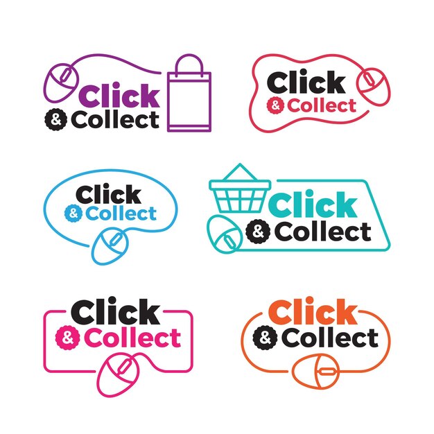 Detailed click and collect sign